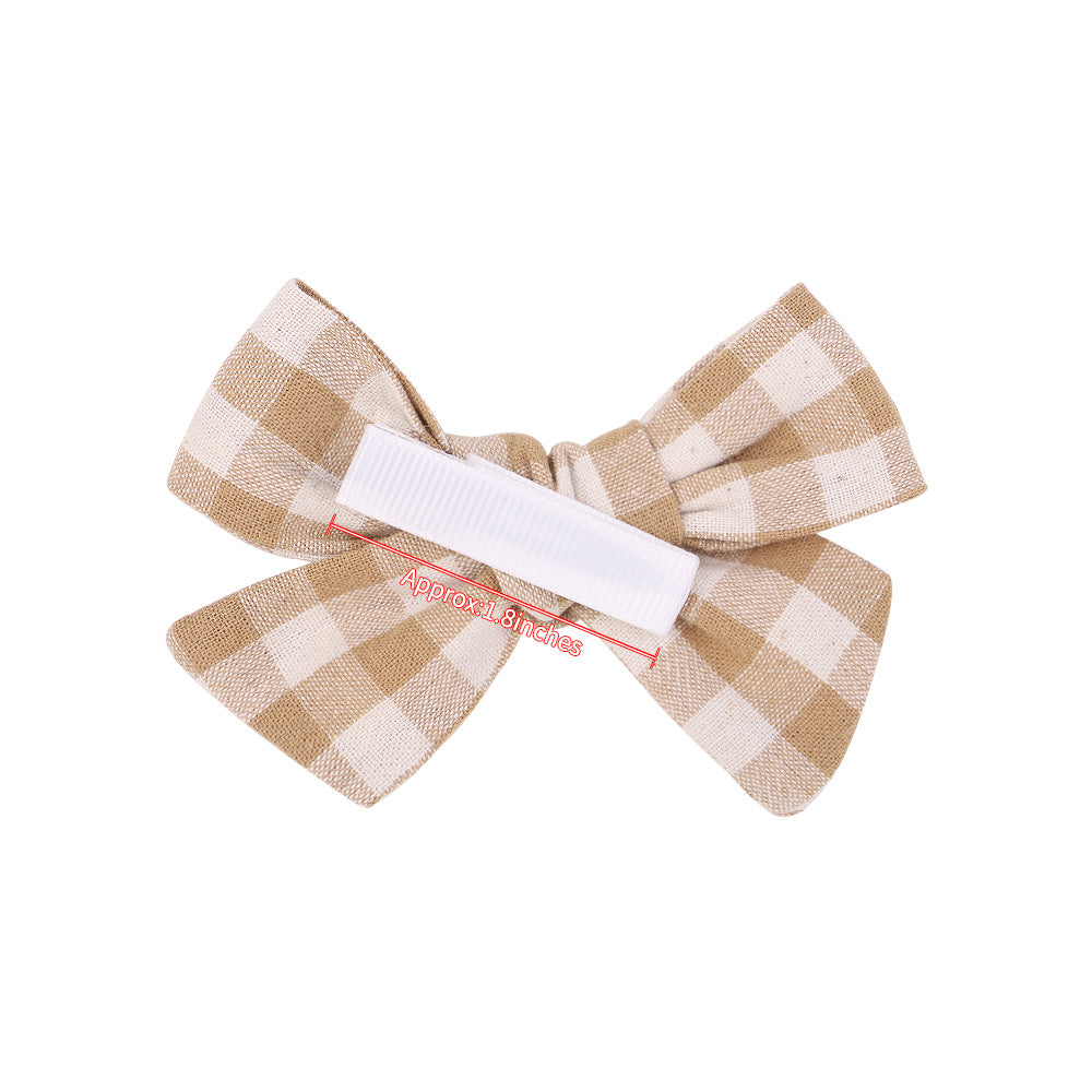 Wholesale Fabric Bow Hair Clips Set
